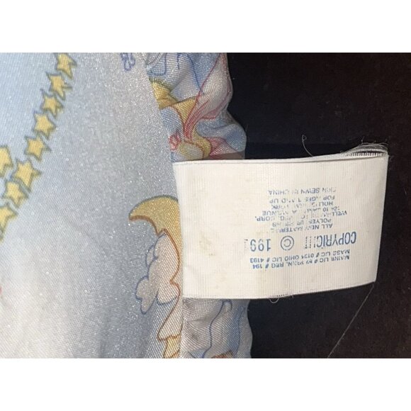 Plush Bear by Well Made 90s Sleepy Bear Nylon Parachute Material Puffy Vintage - Picture 11 of 15